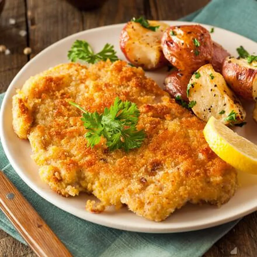 XL Backofen Schnitzel